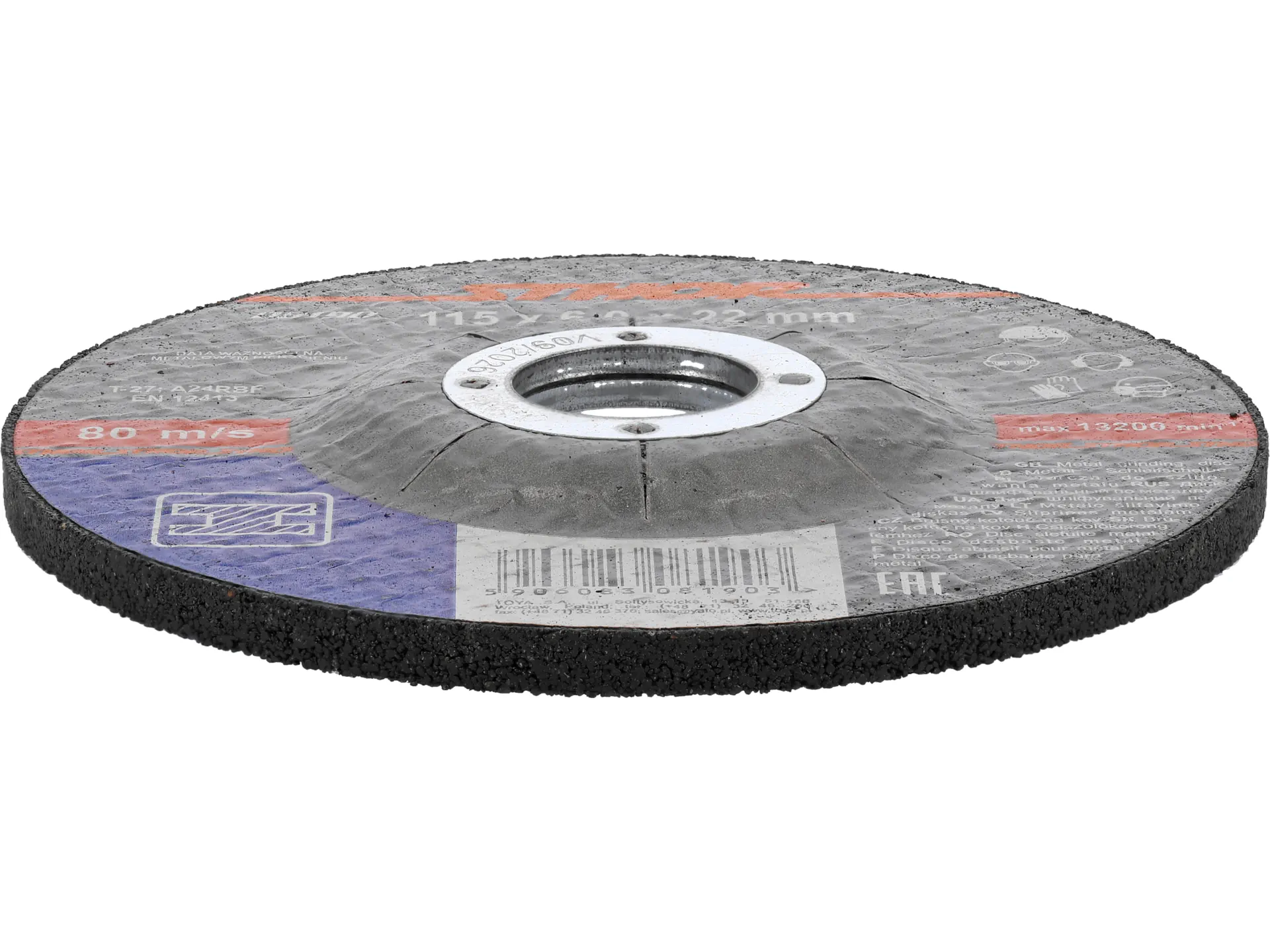 Grinding disc for metal 115 x 6.0 x 22 mm 3