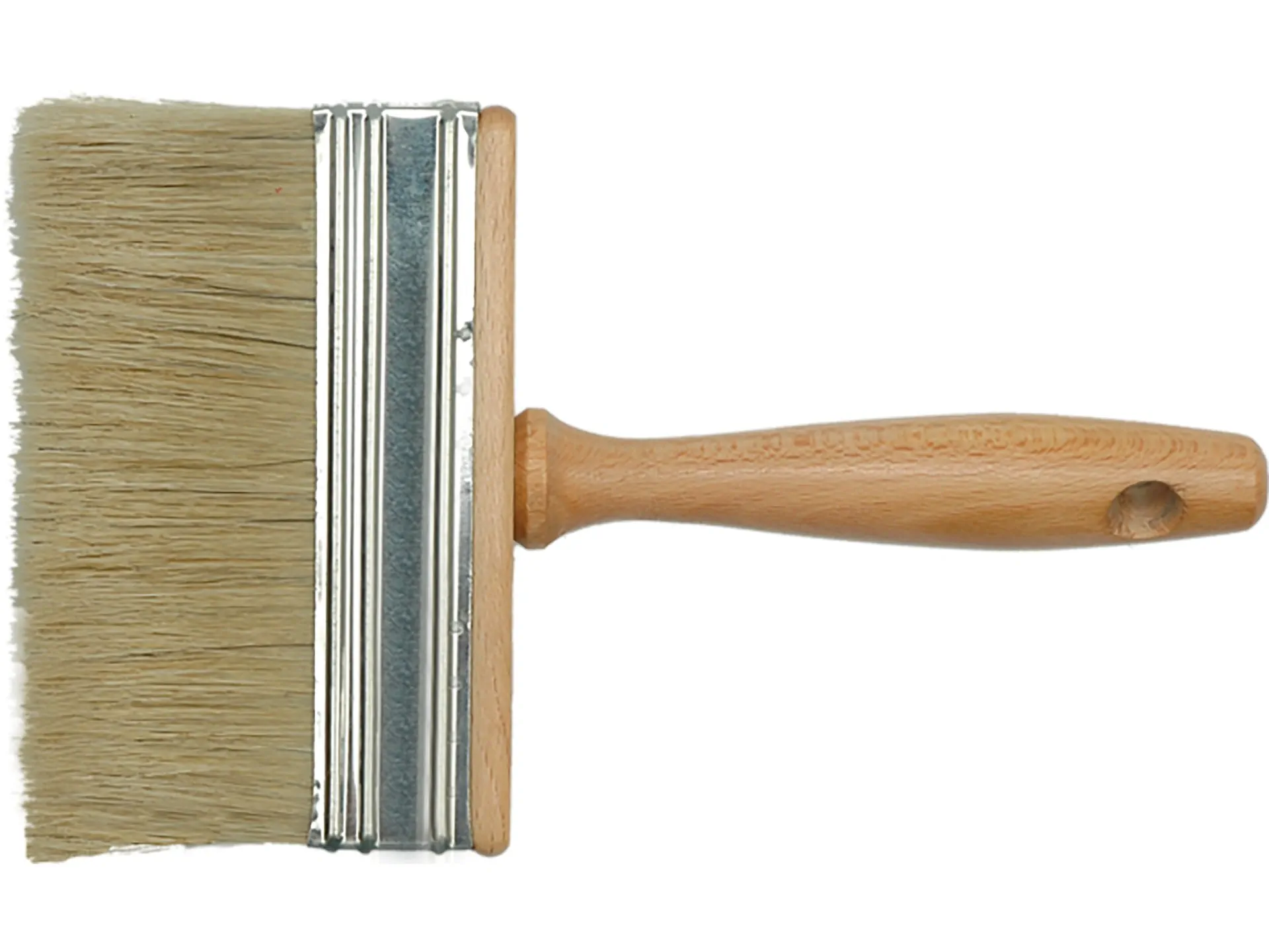Wide brush with wooden handle 110 mm