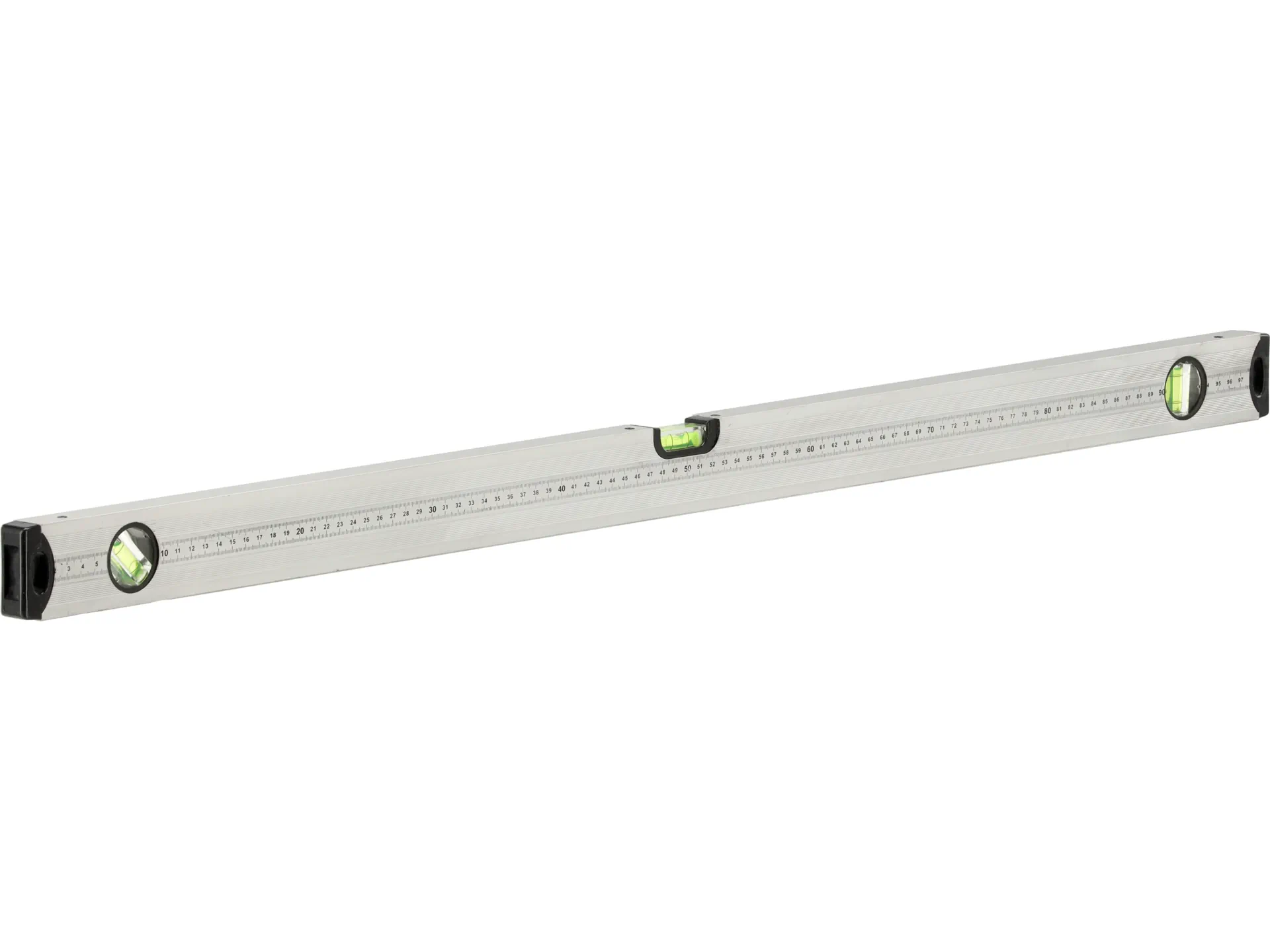 Aluminum spirit level with 3 vials 1000 mm 6