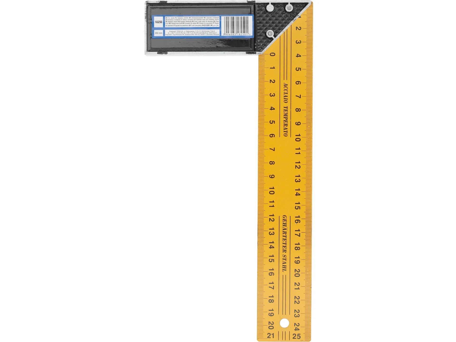 Steel square 250 mm 3