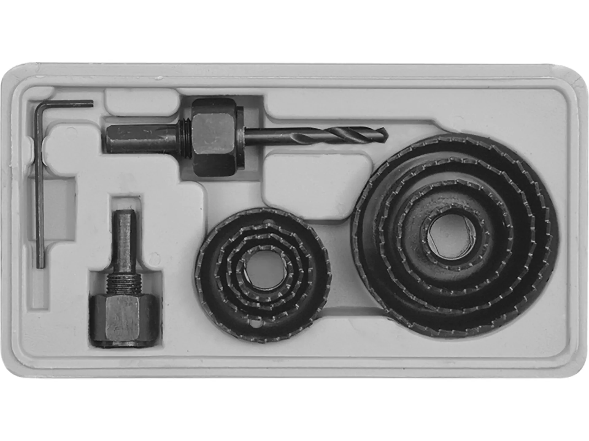 Hole saw set 19 - 64 mm 11 pcs