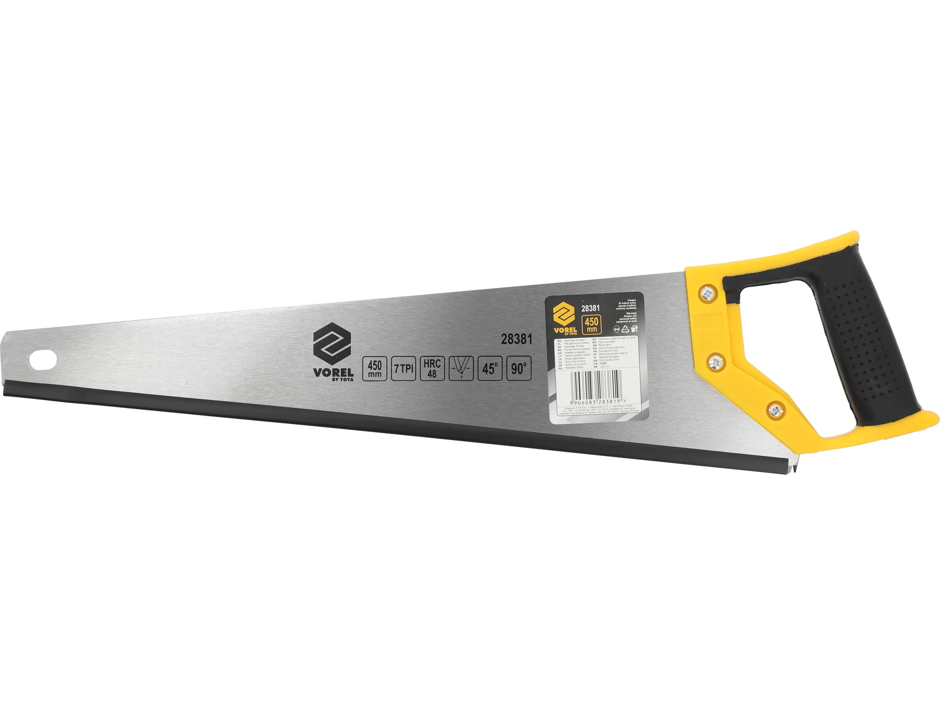 Hand saw for wood with triple-ground teeth 450 mm 4