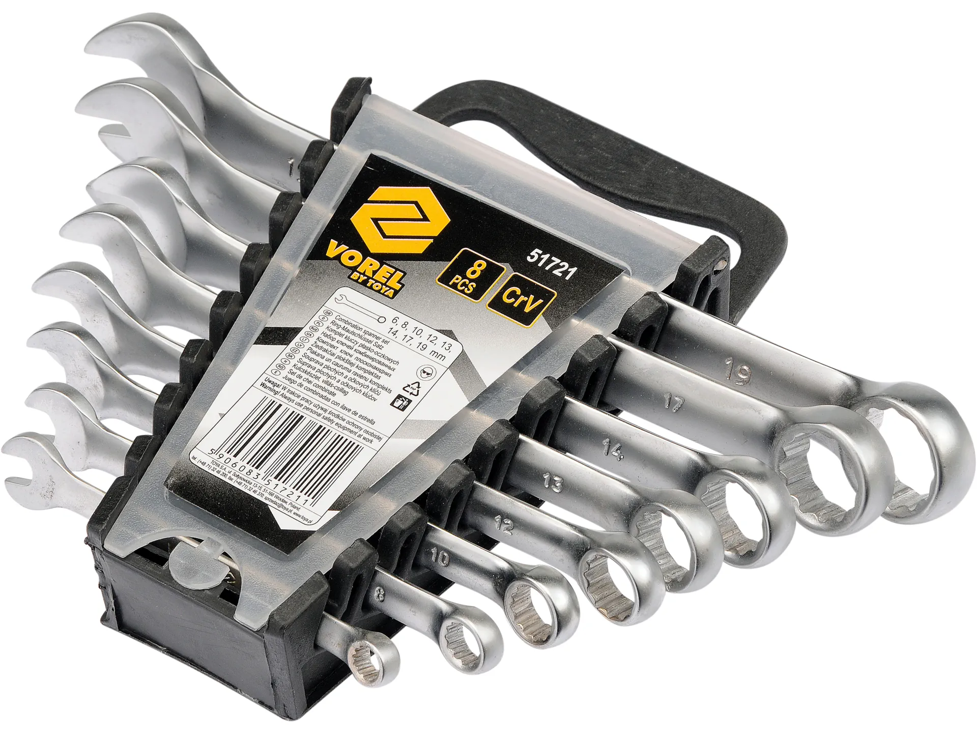 Combination wrench set 6–19 mm 2