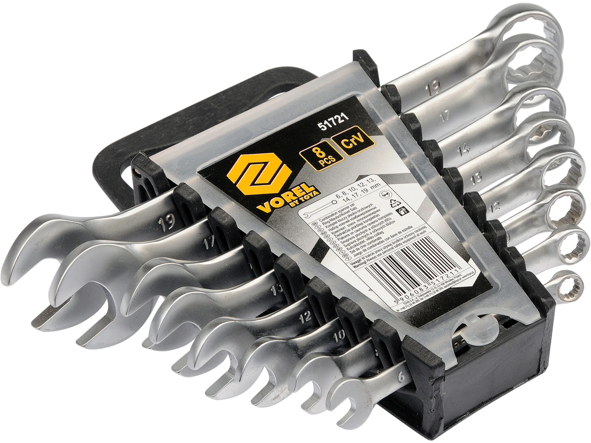 Combination wrench set 6–19 mm 3