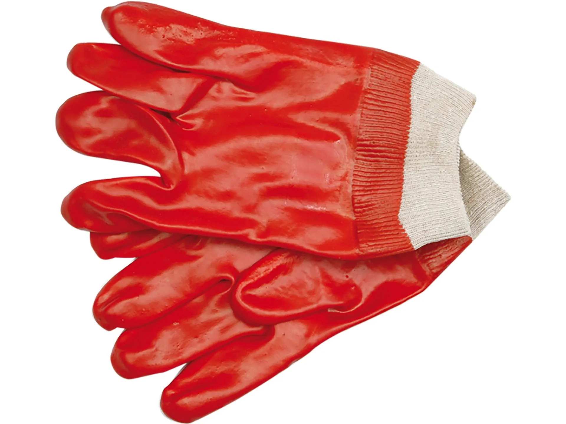 Red protective gloves