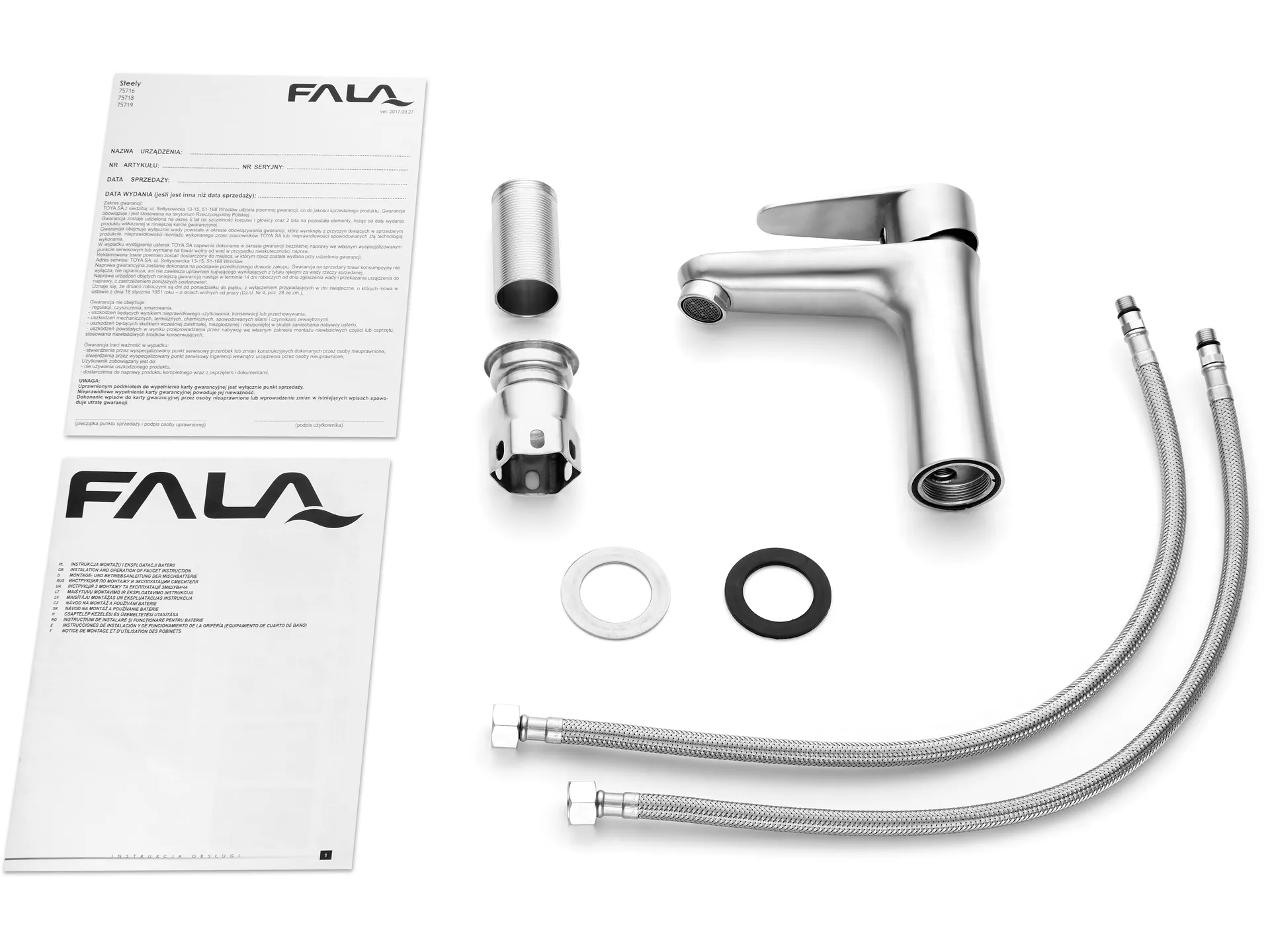 Bathroom sink faucet Steely 2 3