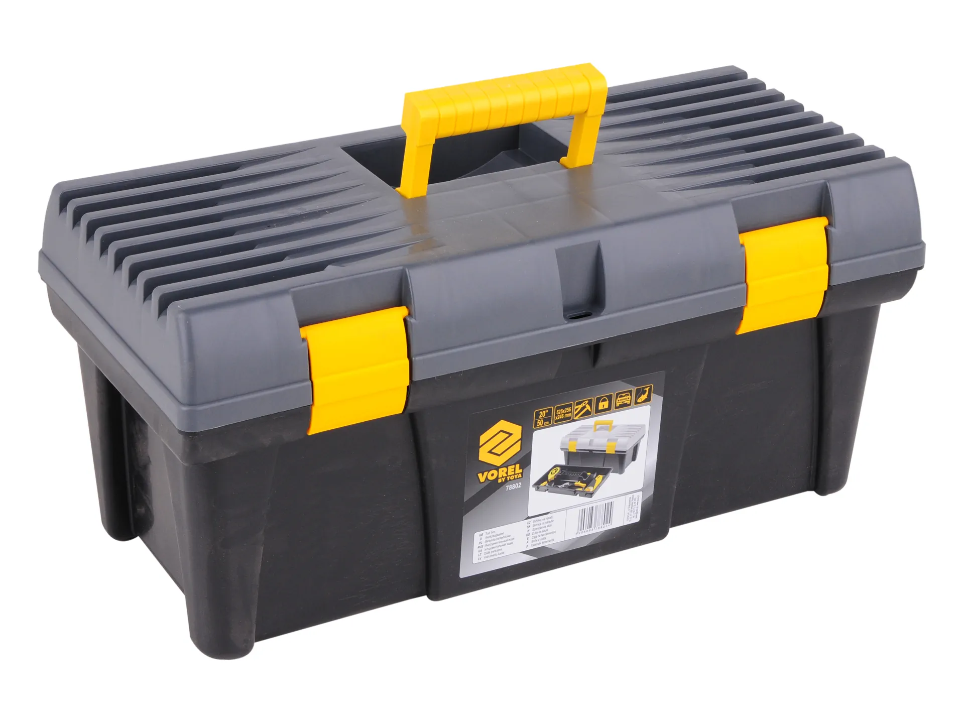 Plastic toolbox 20" 4