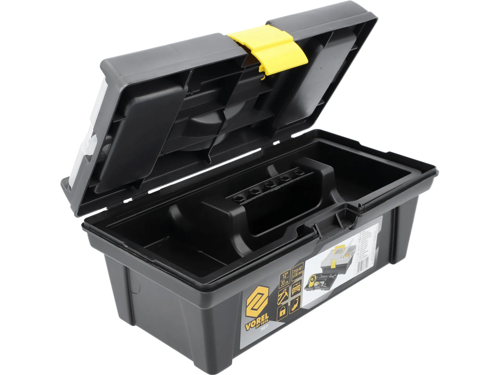 Plastic toolbox 12" 2