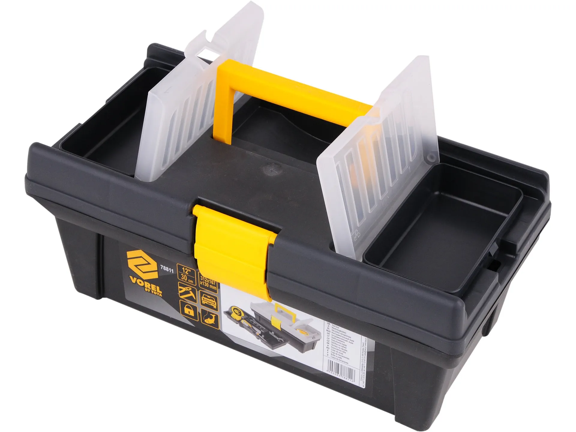 Plastic toolbox 12" 5