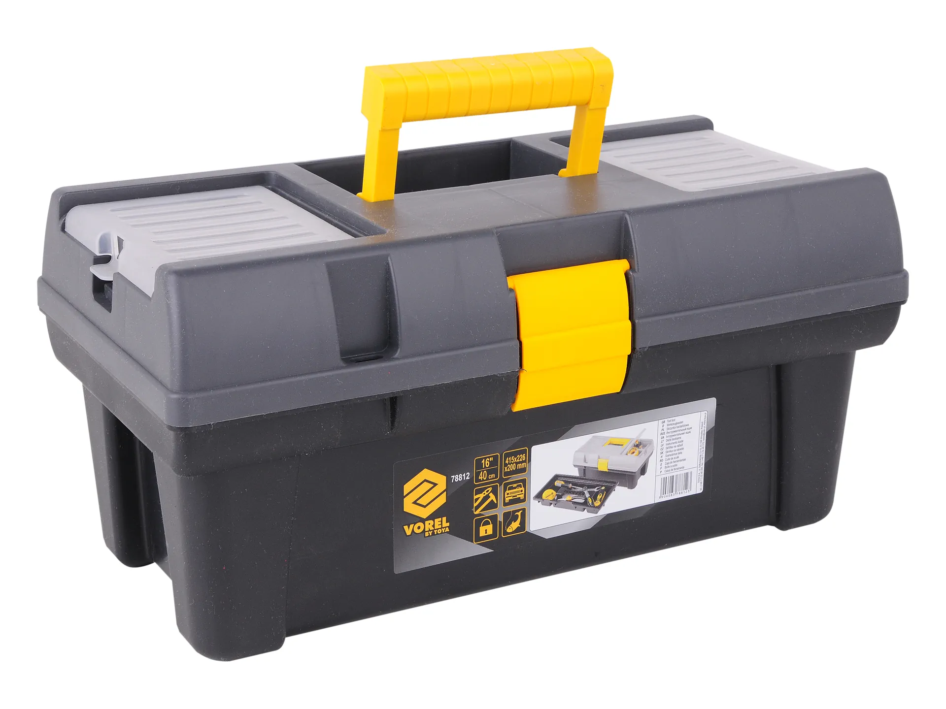 Plastic toolbox 16" 2