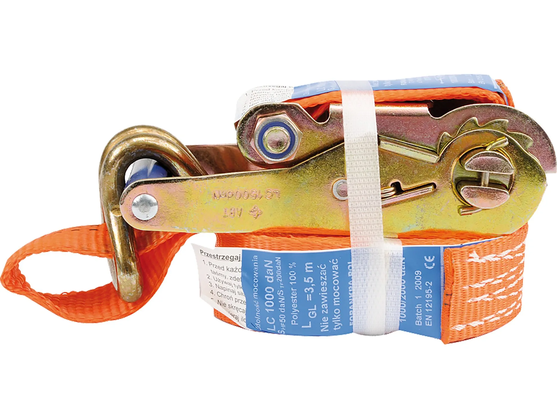 Ratchet tie-down straps 35 mm x 8 m - 2 kom