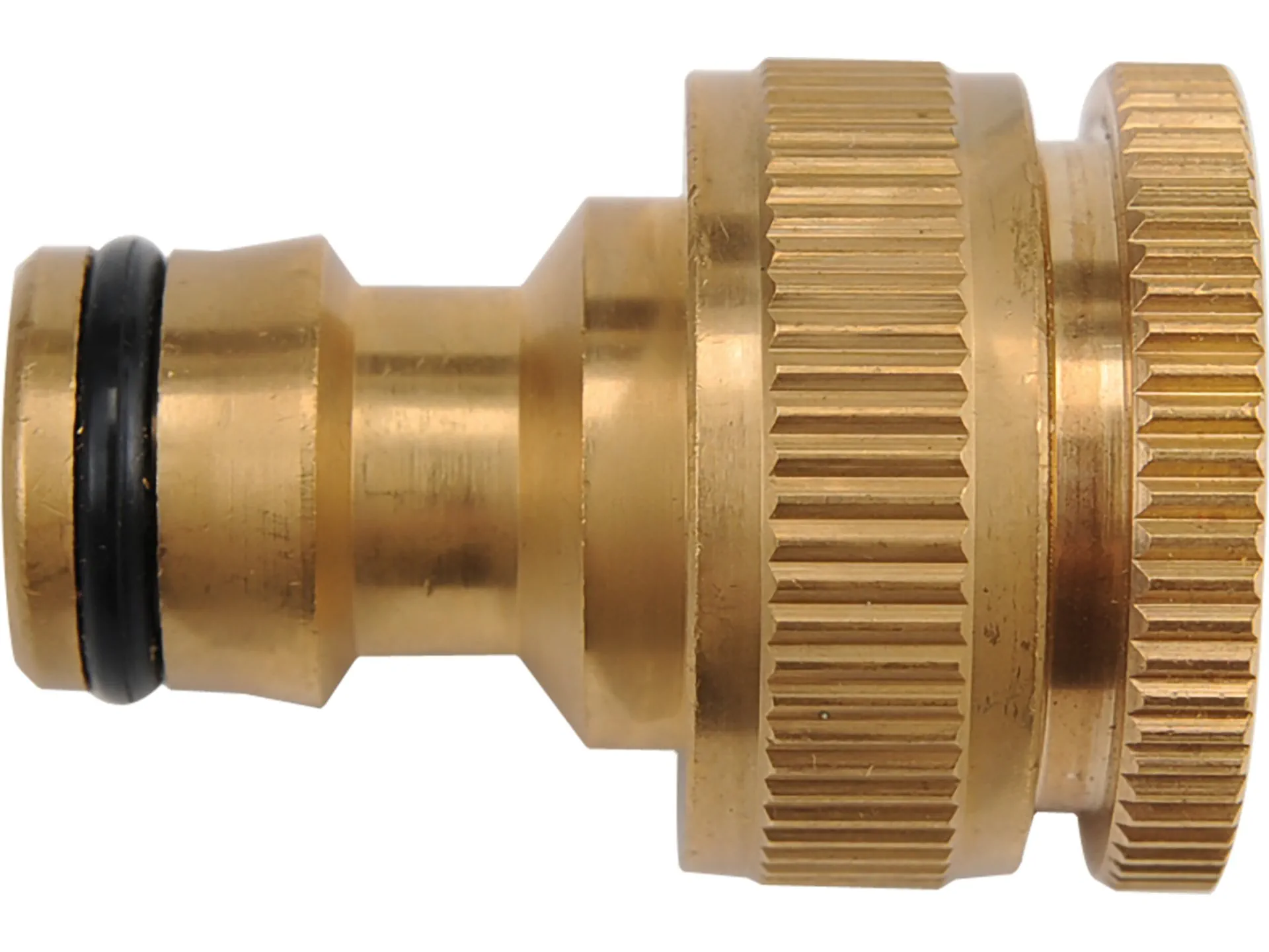 Brass tap connector 1/2"–3/4"