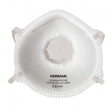 Nose mask with central valve