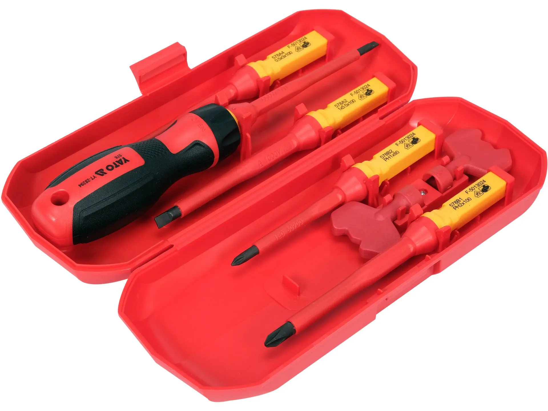 Electrician's screwdriver set 8 pcs 2