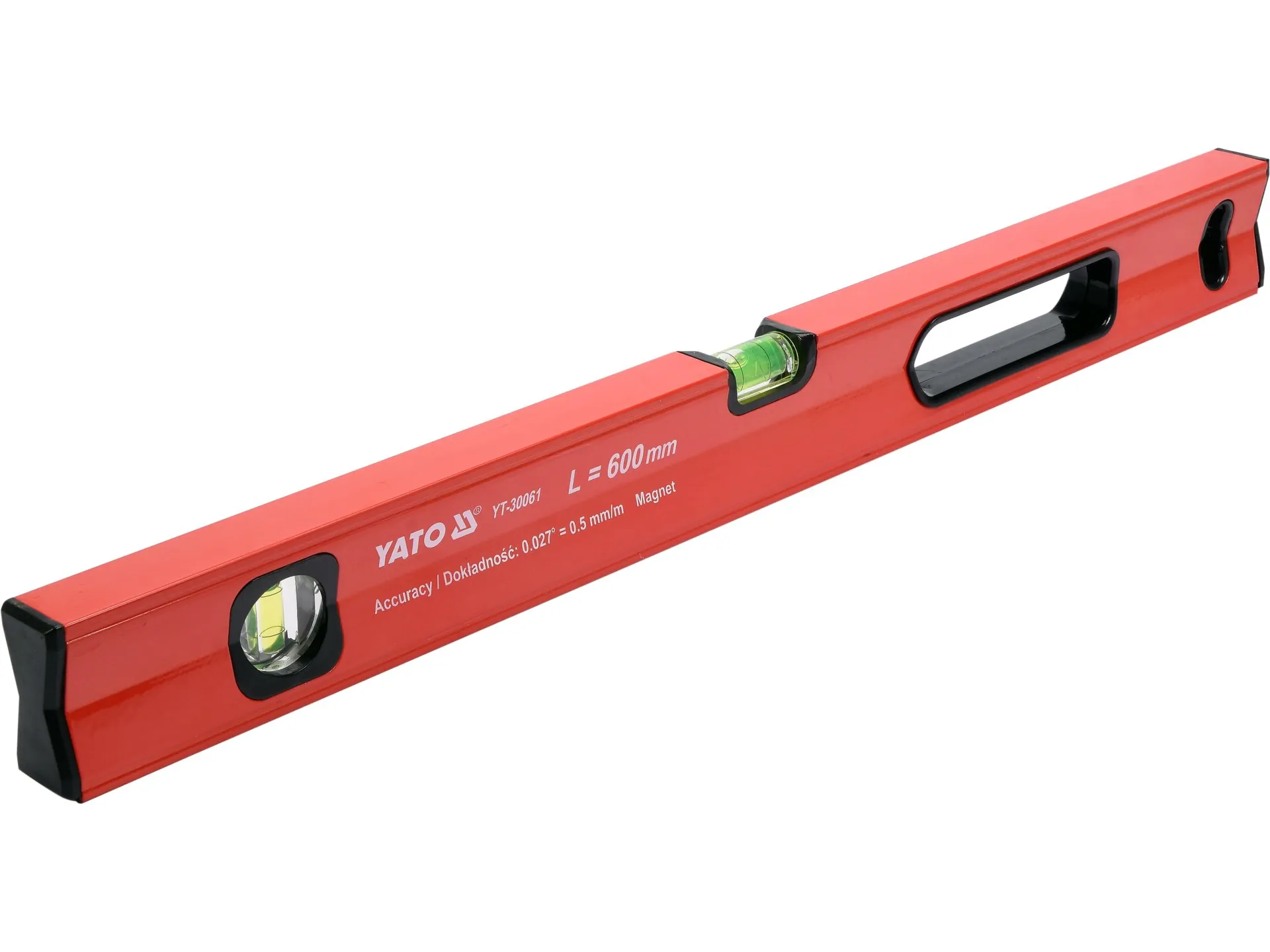 Magnetic spirit level 600 mm 2