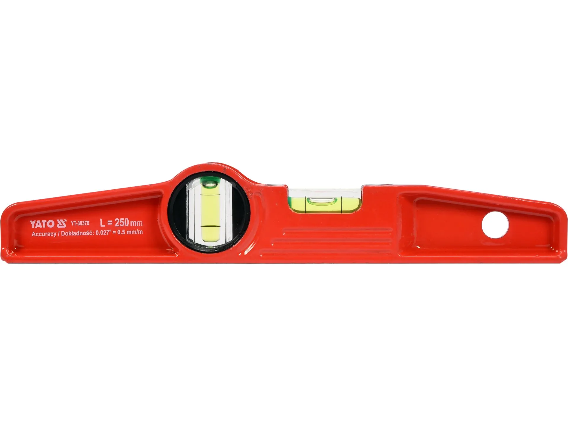 Trapezoid spirit level 250 mm