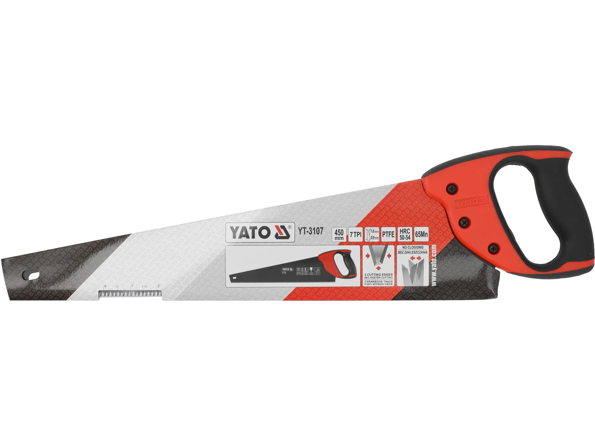 Hand saw for wood 450 mm 4