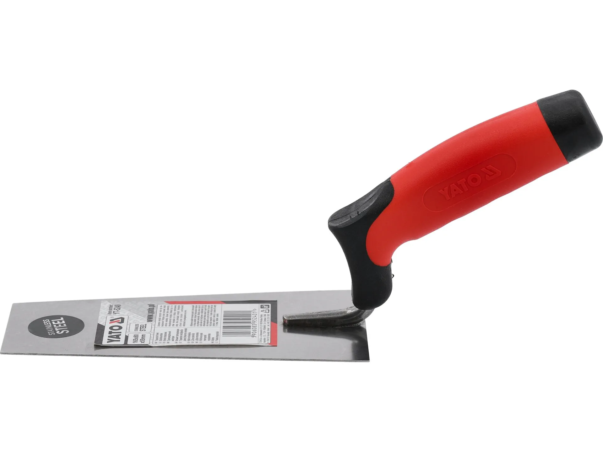 Trapezoidal stainless steel trowel 165 x 80 x 55 mm 3