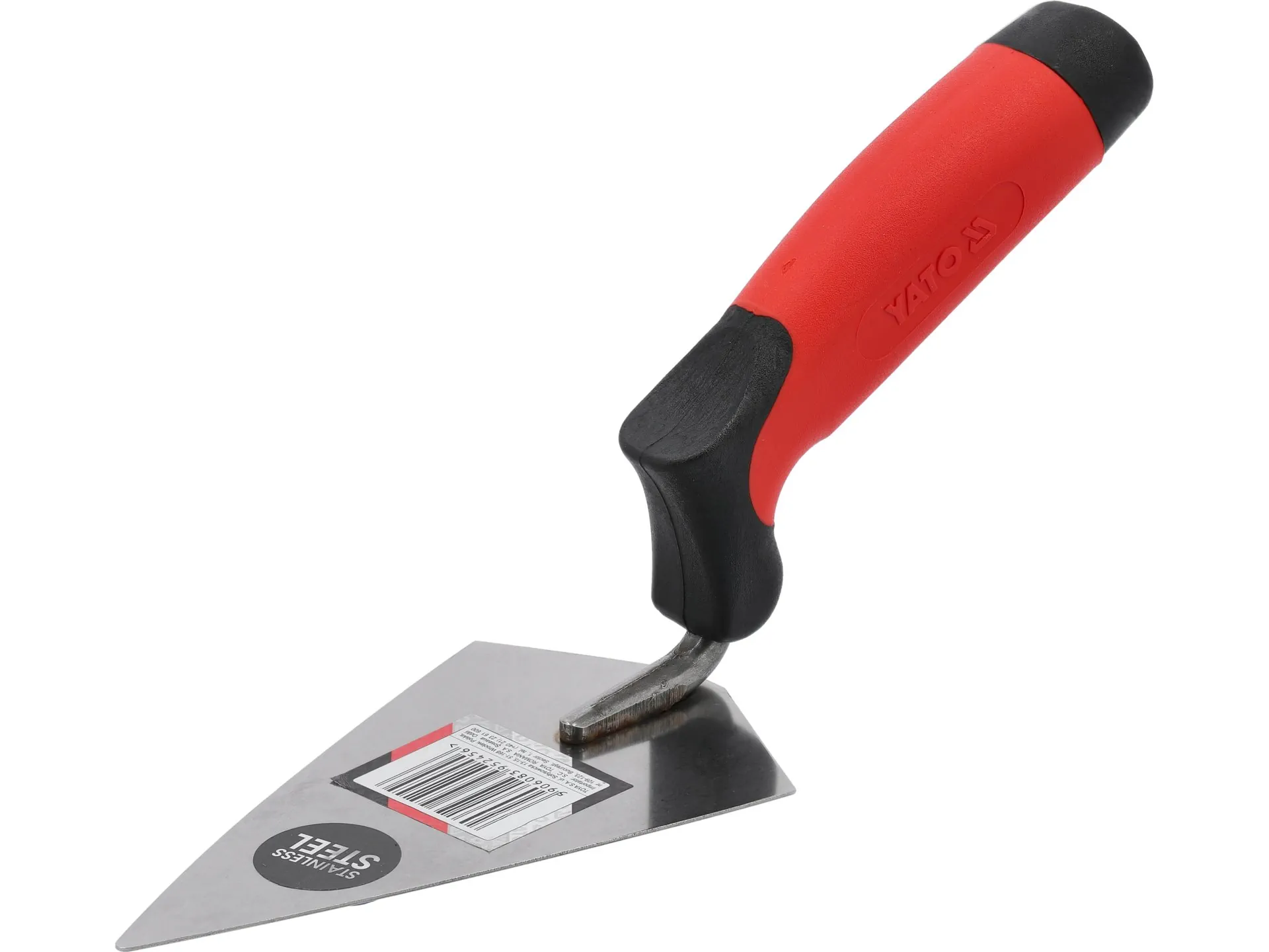 Pointed stainless steel trowel 135 x 80 mm