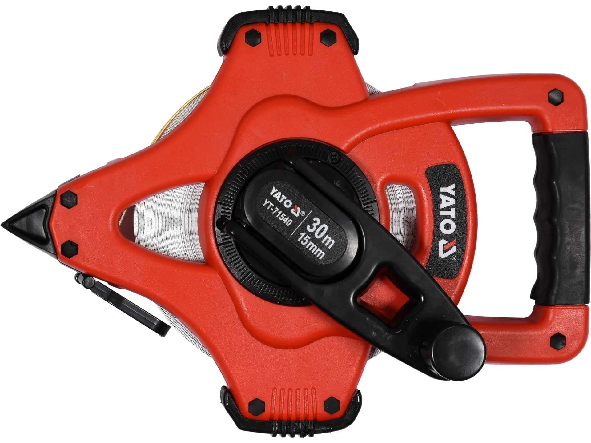 Open-reel tape measure with handle 30m x15mm