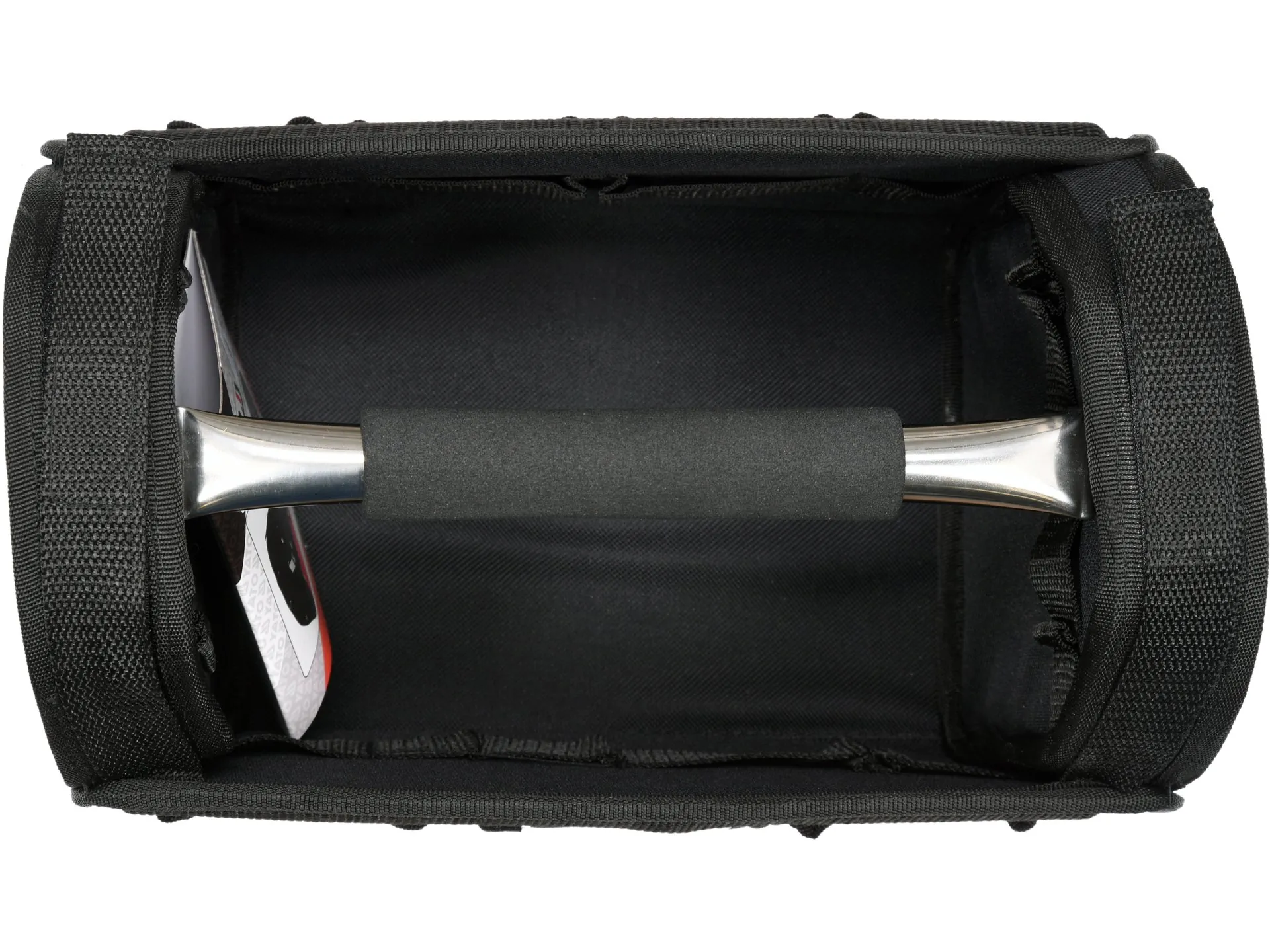Open tool bag with metal handle 3