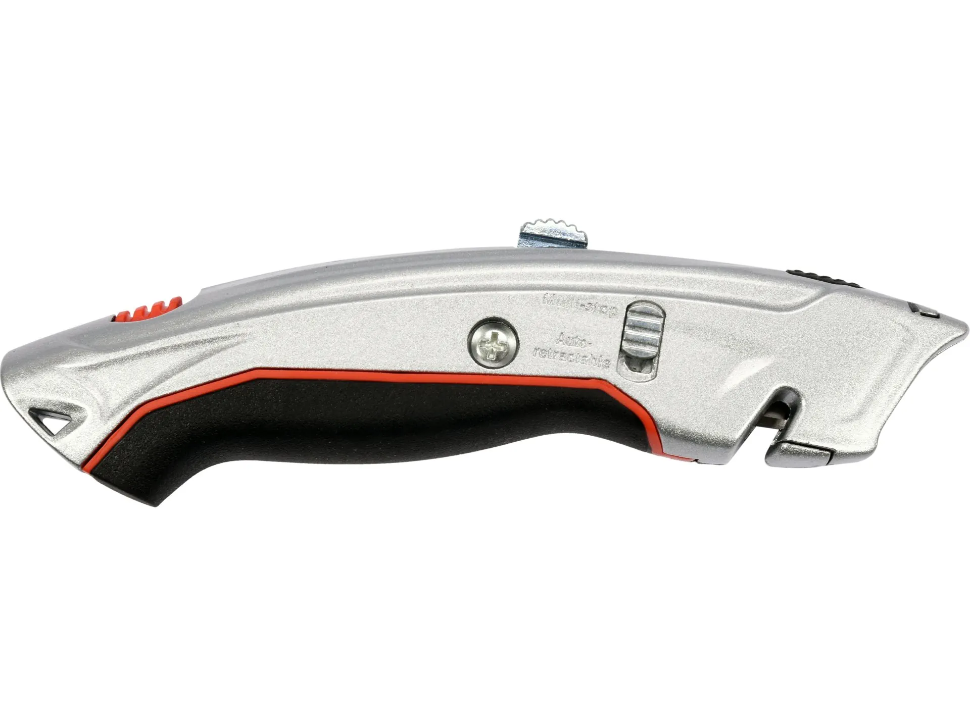 Metal utility knife with trapezoid blade 2