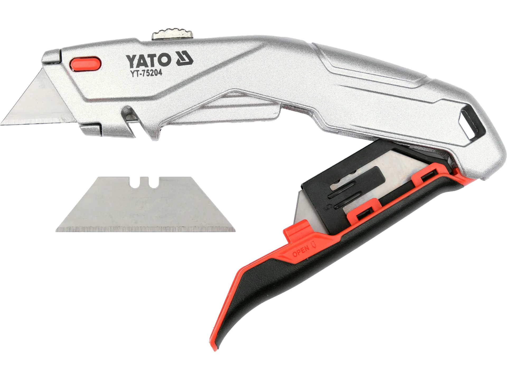 Metal utility knife with trapezoid blade 5